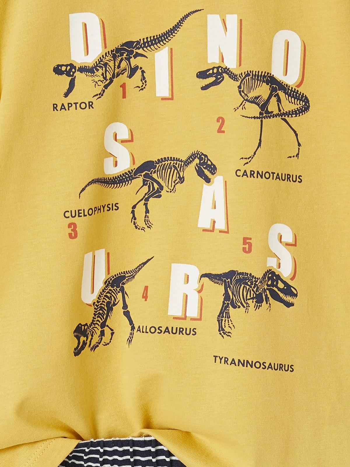 Комплект коротких піжам для хлопчиків (2 шт.) VERTBAUDET з динозаврами, фото №6