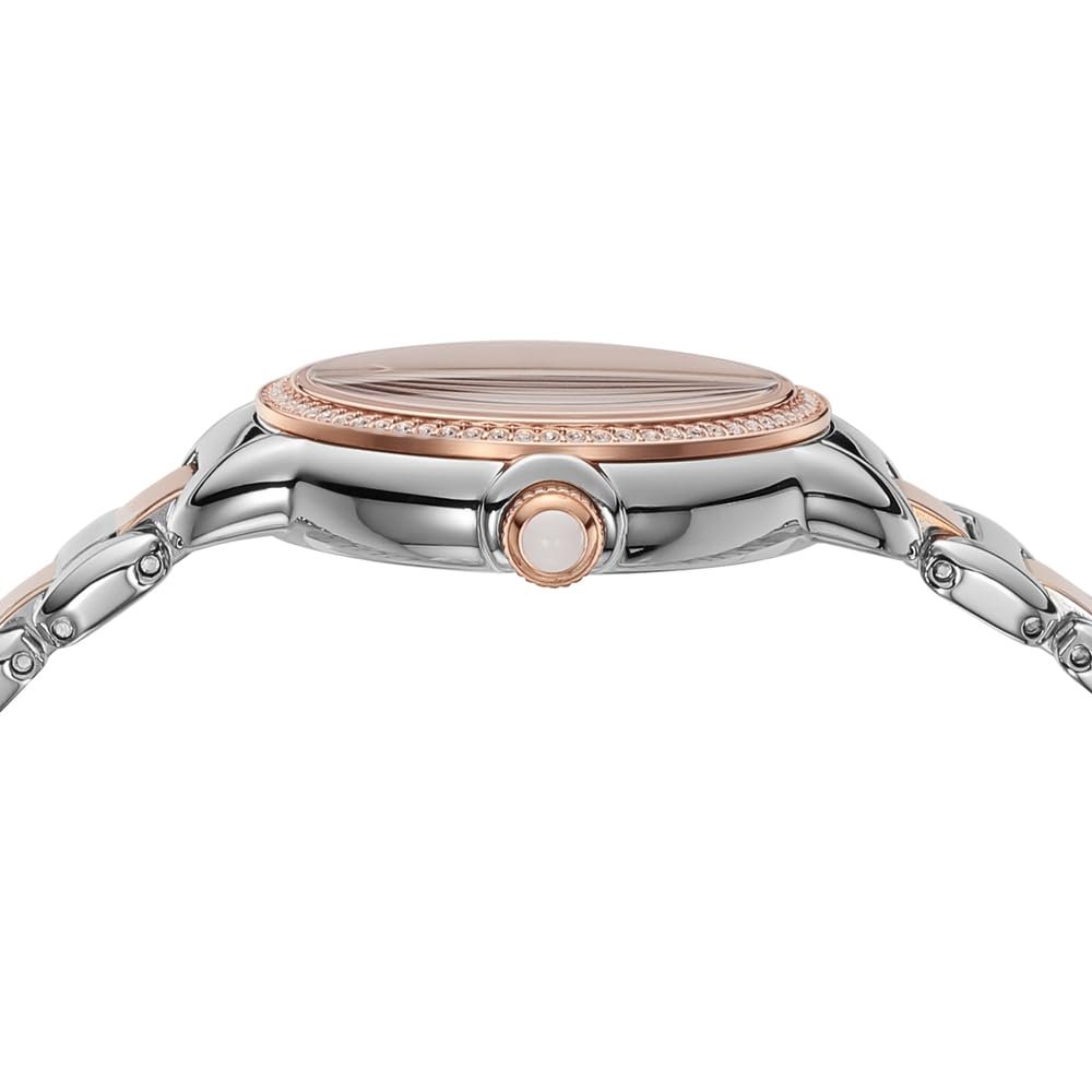 Женские часы EMPORIO ARMANI, 32 мм, серебристый, кварцевый механизм с тремя стрелками и браслет из нержавеющей стали, фото №5