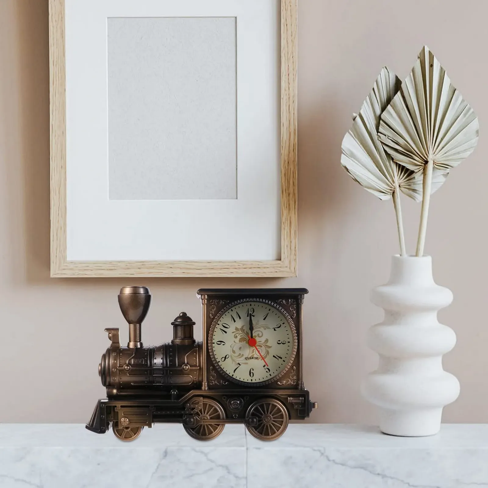 Будильник Настільний у стилі ретро потяга VOSAREA Пластиковий Паровоз, фото №7 Будильник Настільний у стилі ретро потяга VOSAREA Пластиковий Паровоз, фото №7