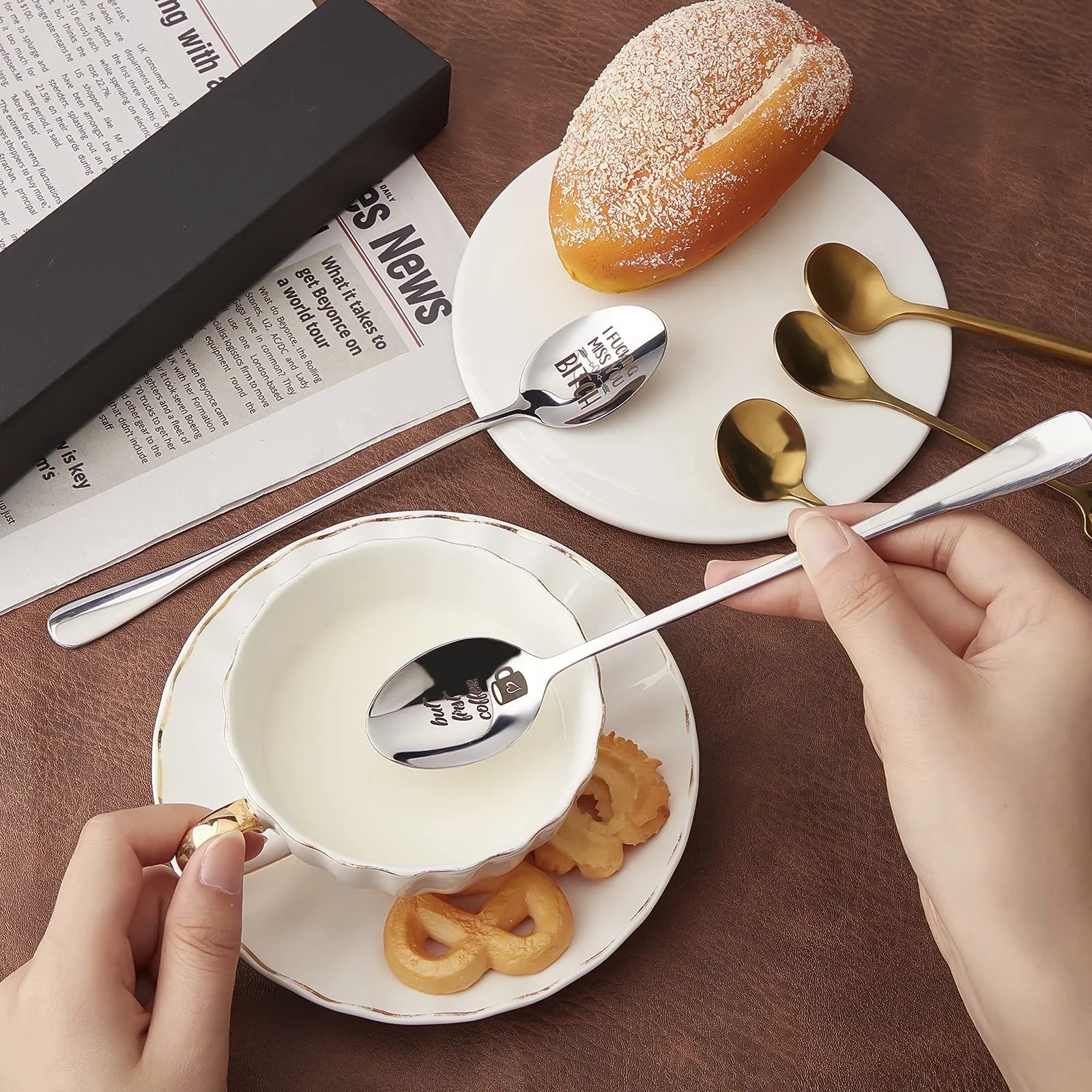 Ложка GLOBLELAND My Nutella Spoon, 2 шт, нержавеющая сталь, фото №6