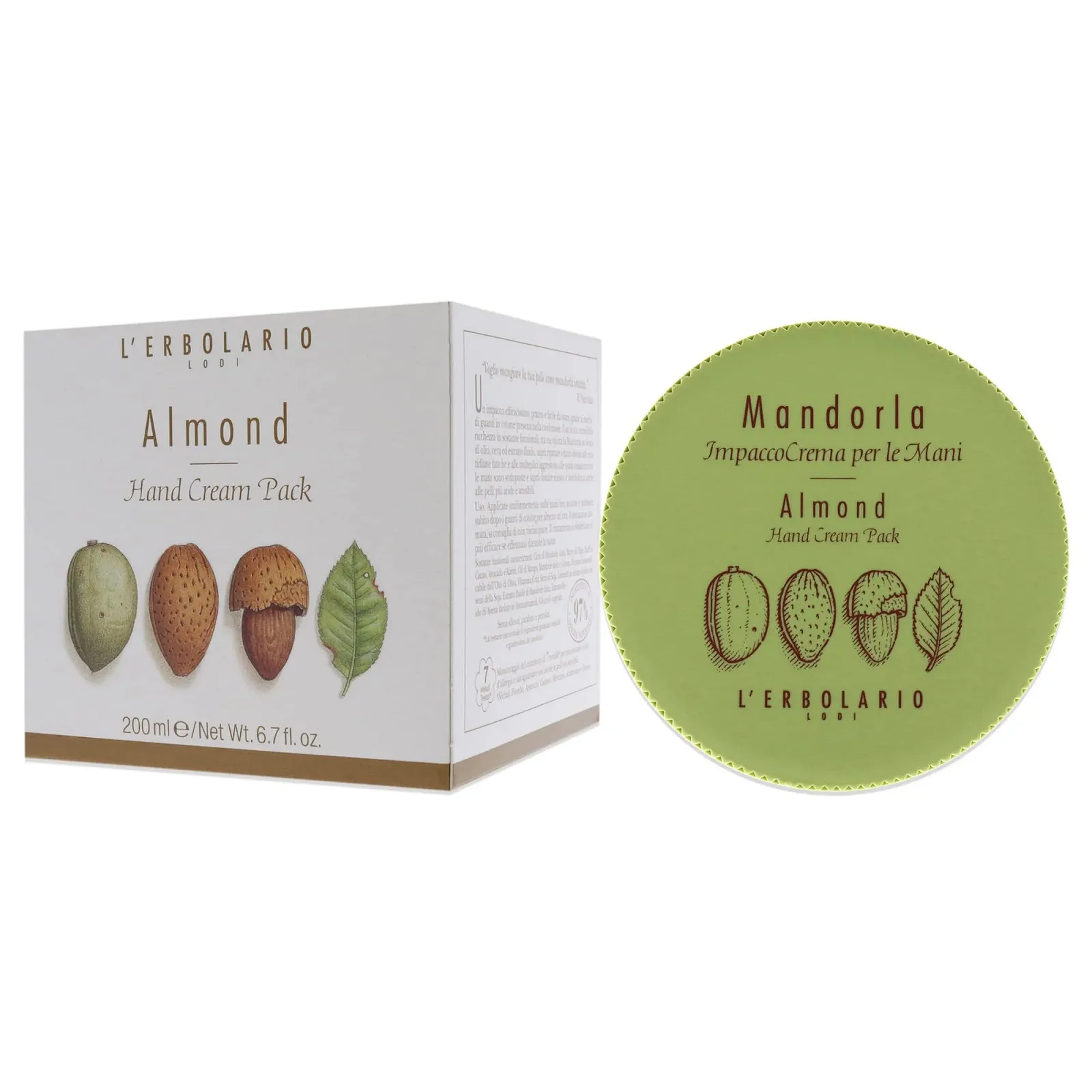 Крем для рук L'Erbolario Мигдаль, 200 мл, фото №4