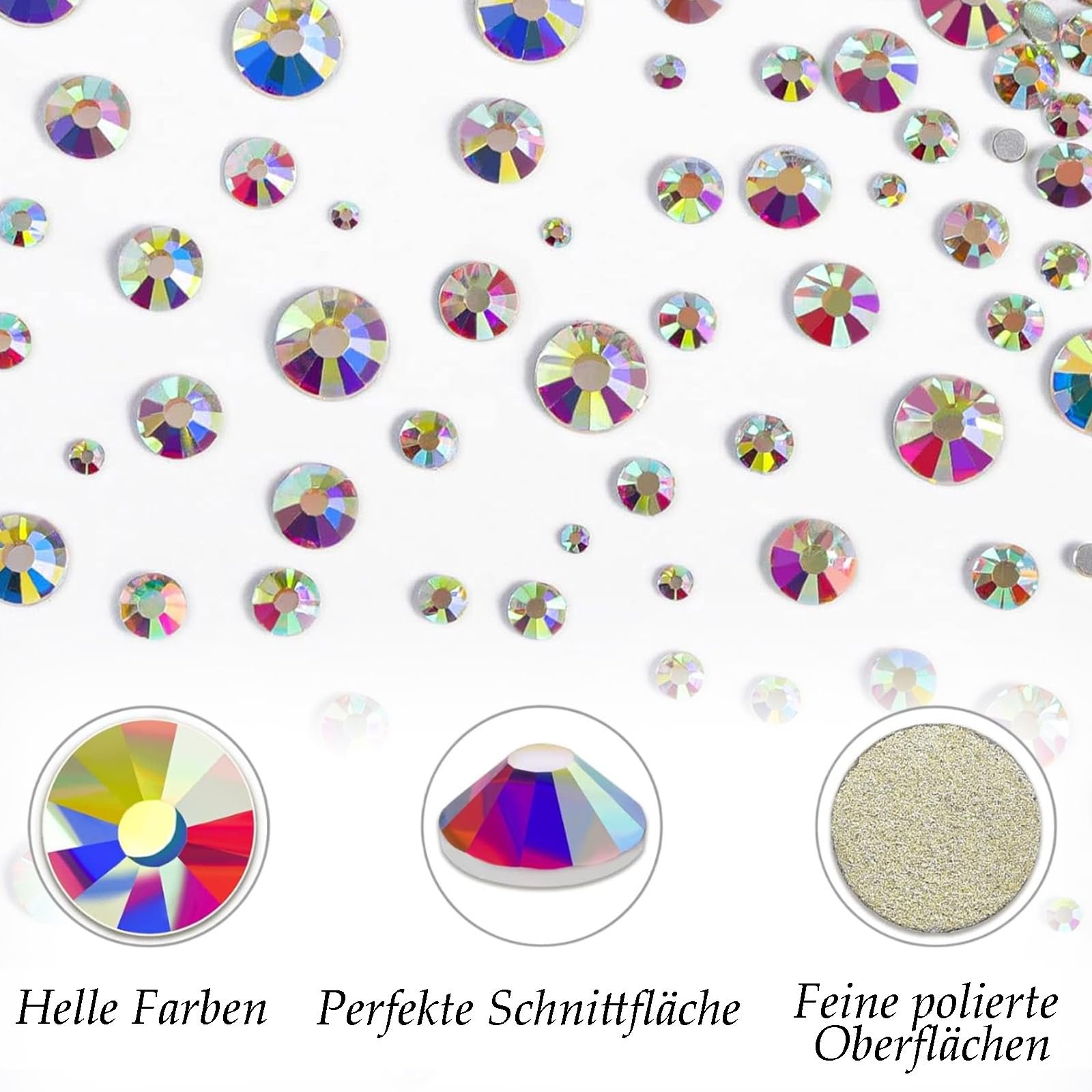 Набір страз для нігтів Mixed,, фото №5