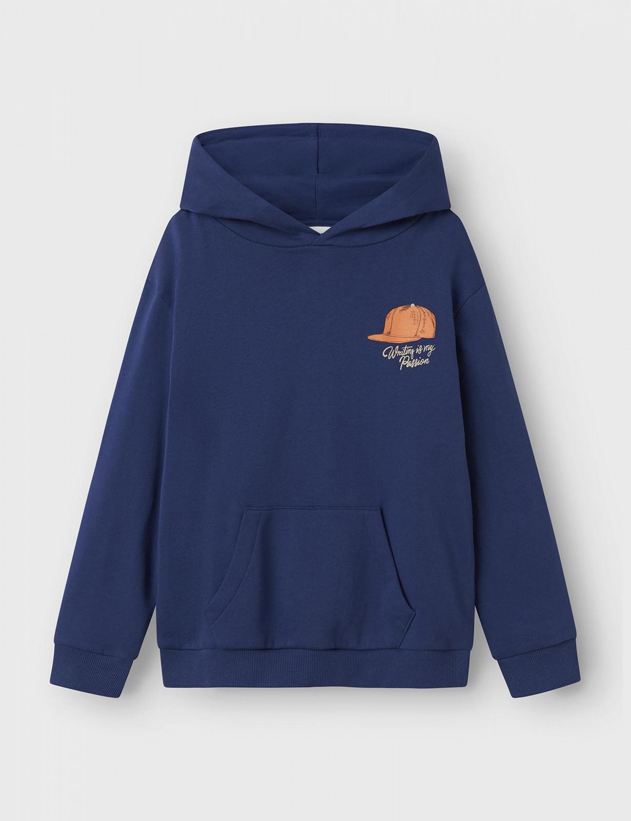 Свитшот NAME IT Nkmnopal LS Nreg Wh Bru для мальчиков, фото №3