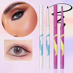 Гелева Підводка для очей для тіла Radiant Creamy Soft Texture Black Gel Eyeliner Стійка водостійка synthetic.ua - Фото 1