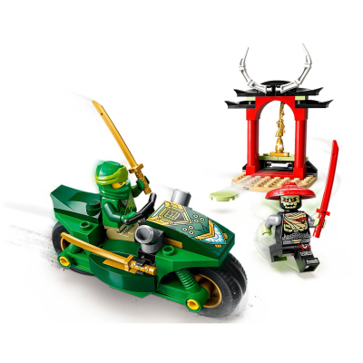 Конструктор LEGO Ninjago Дорожный мотоцикл ниндзя Ллойда 64 детали 71788, фото №3