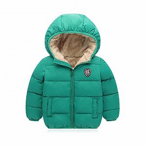 Купить Пальто флисовое зимнее теплое с капюшоном для малышей мальчиков - Фото 1 Пальто флисовое зимнее теплое с капюшоном для малышей мальчиков - Фото 1