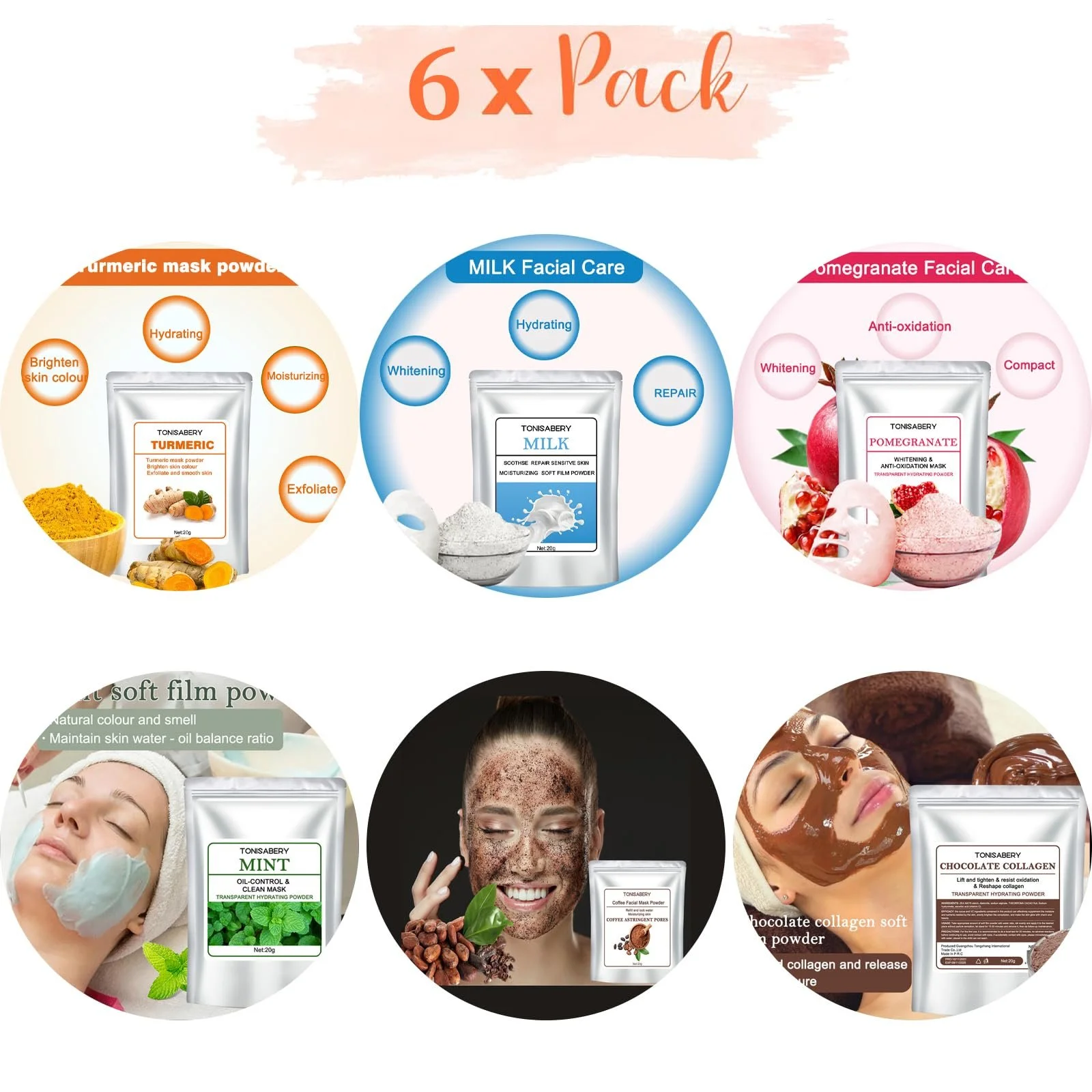 Маска для лица Peel-Off Jelly, маска для лица, Peel-Off, порошок для желейной маски для ухода за лицом, спа-моделирующая маска/глина/грязевая маска или домашняя гелевая маска для ухода за лицом, мягкая маска, фото №5