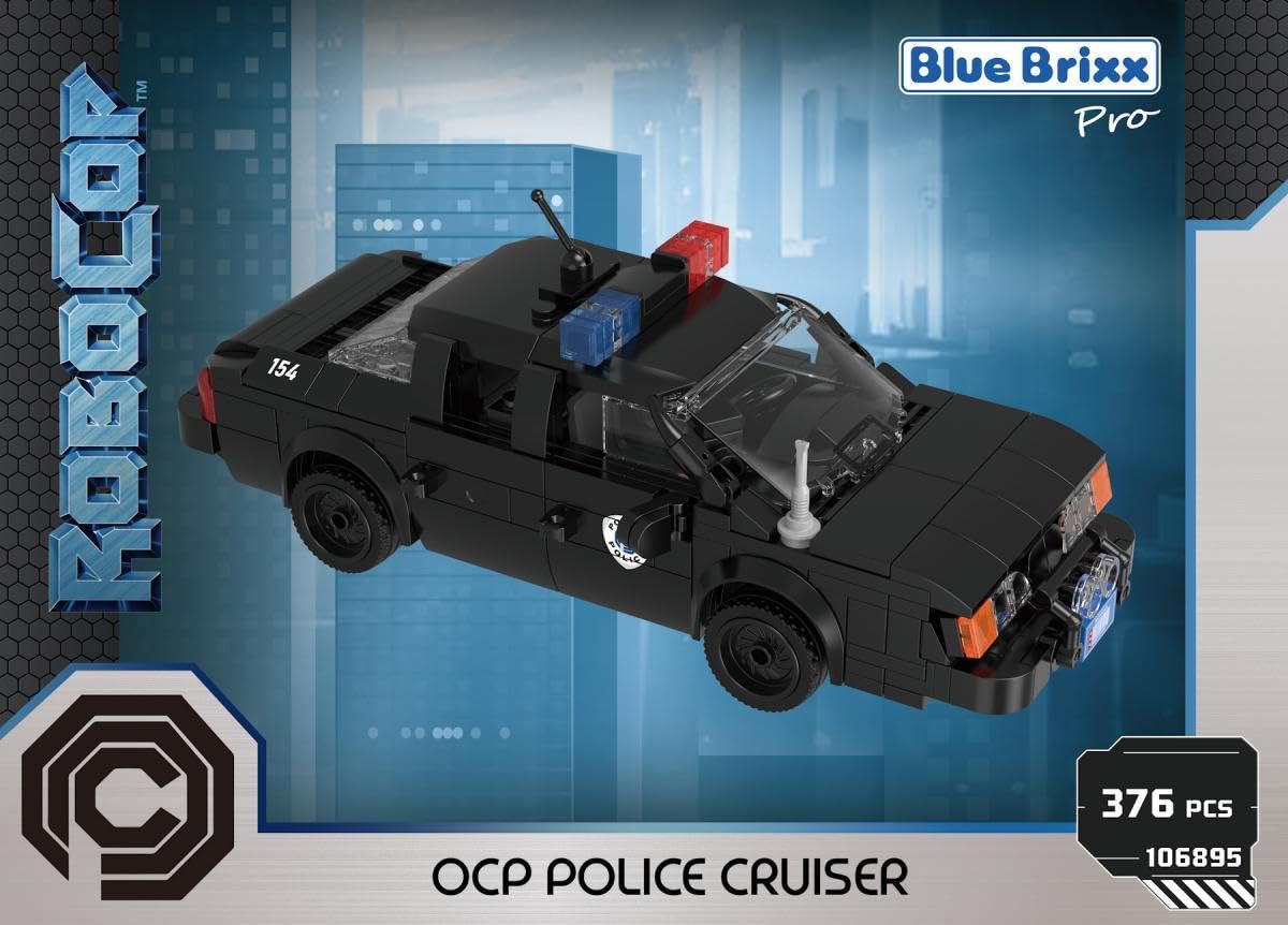 Блоки BlueBrixx Pro 106895 Robocop OCP Police Cruiser 376 шт., фото №3