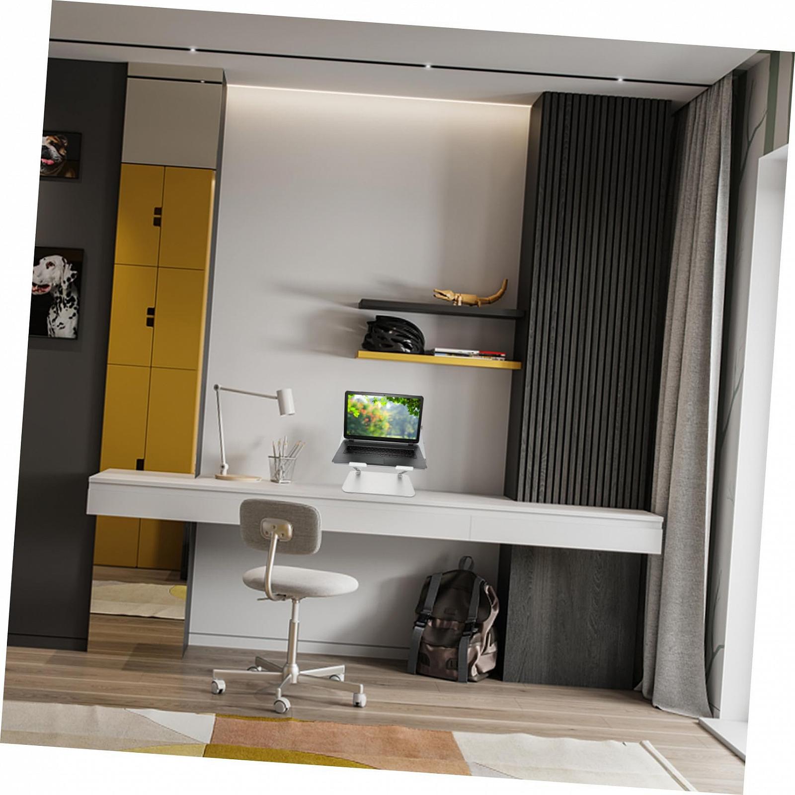 Подставка для ноутбука Алюминий Портативная и эргономичная подставка для ноутбуков для дома и путешествий Компактный дизайн, фото №7