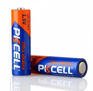 Батарейка щелочная PKCELL 1.5V AA/LR6, 2 штуки в блистере за блистер Q12 - Фото 1
