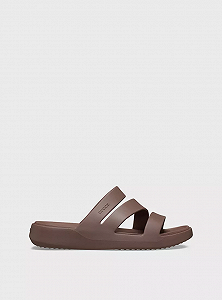Шльопанці Getaway Strappy MtP 209587-0LF-Truffle CROCS W4Коричневий 34 synthetic.ua - Фото 1