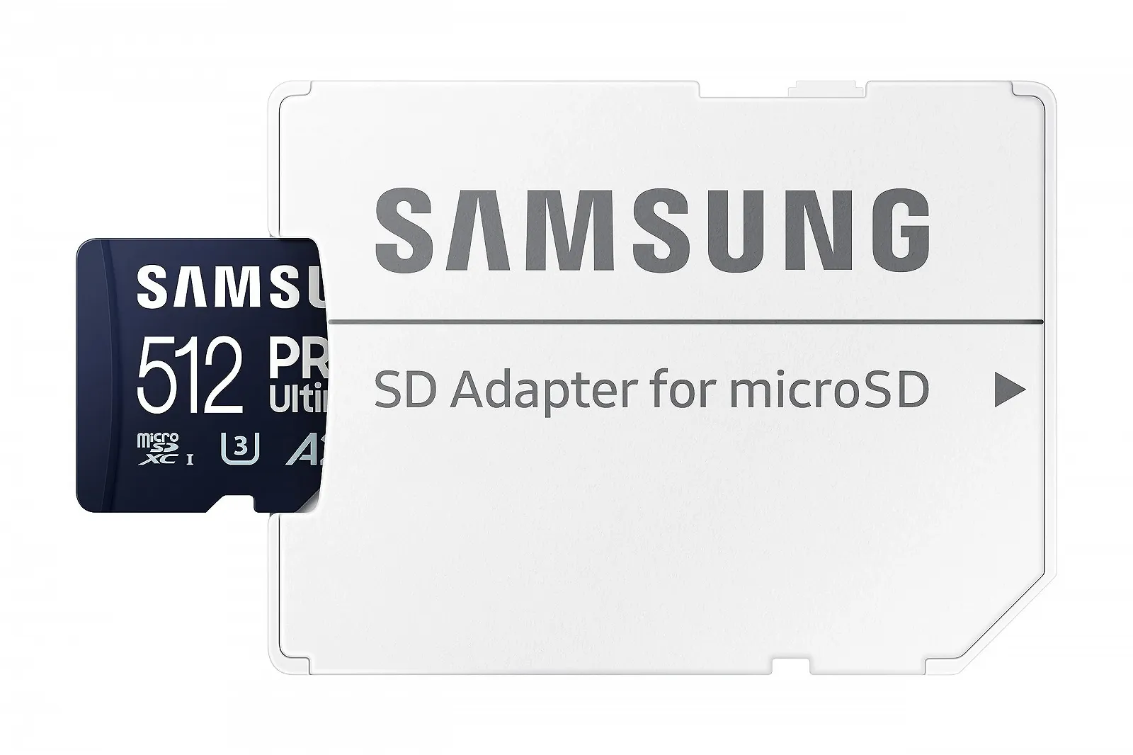 Карта памяти Samsung Pro Ultimate microSD + SD-адаптер 512 GB UHS-I U3 200 MB/s MB-MY512SA/WW, фото №3 Карта памяти Samsung Pro Ultimate microSD + SD-адаптер 512 GB UHS-I U3 200 MB/s MB-MY512SA/WW, фото №3