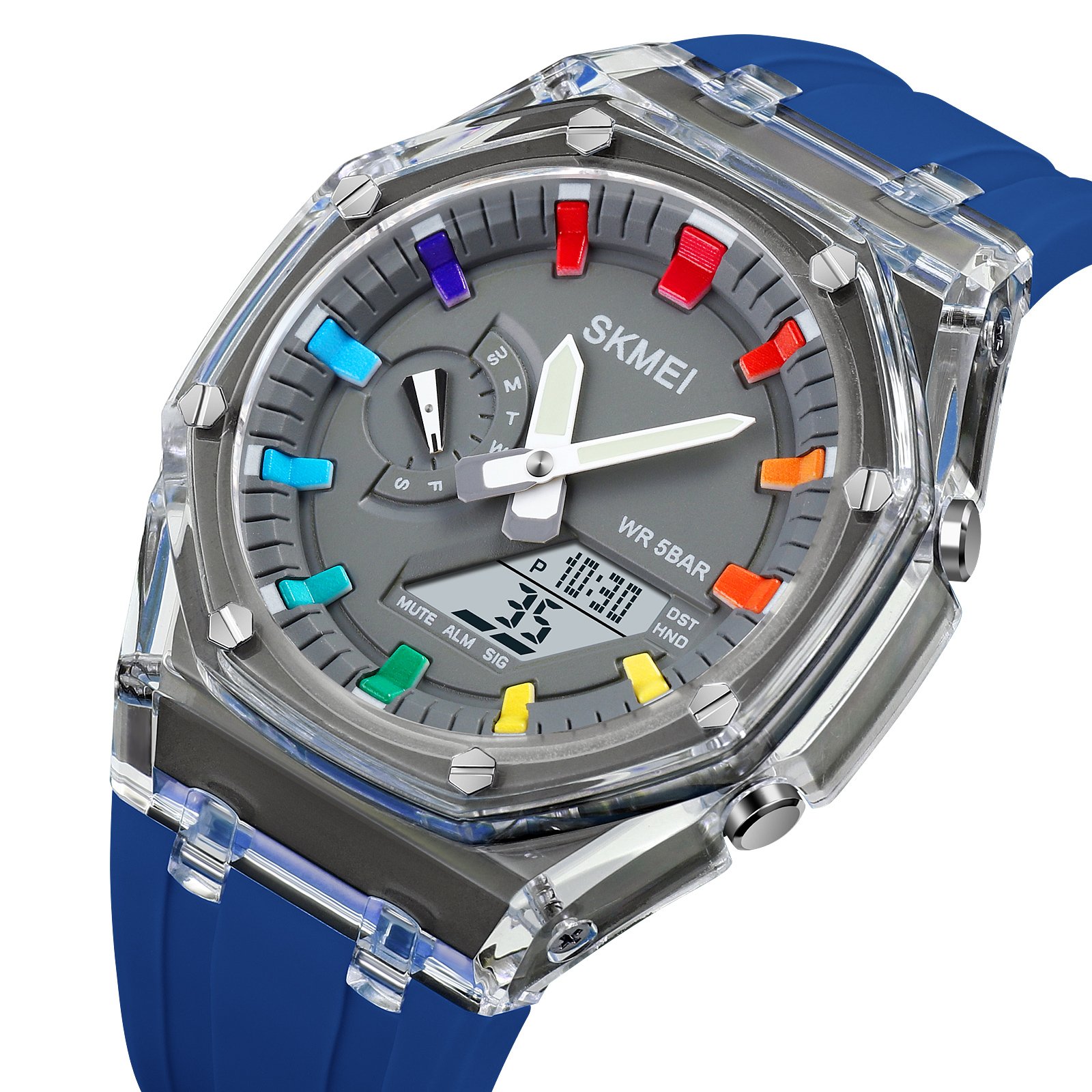 Годинник Skmei 2100BU Blue SALE, фото №2