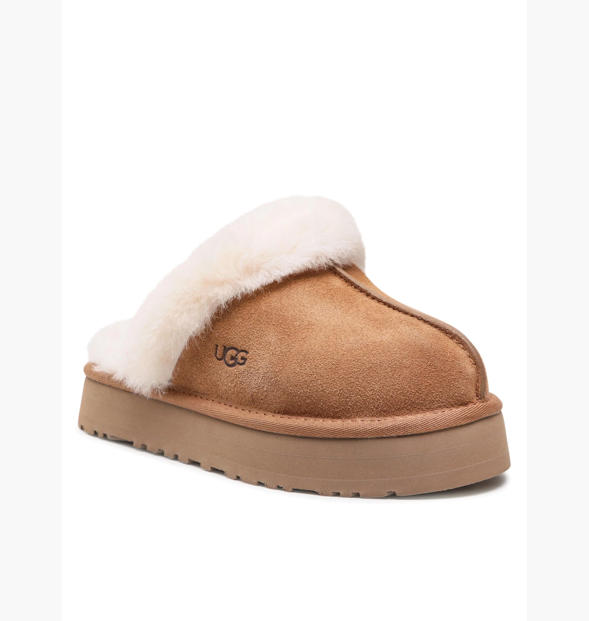 Тапочки UGG Disquette Коричневый, фото №7