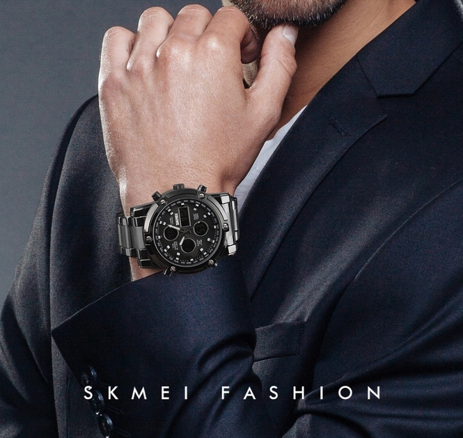 Годинник Годинник Skmei Molot Limited AllBlack, фото №7