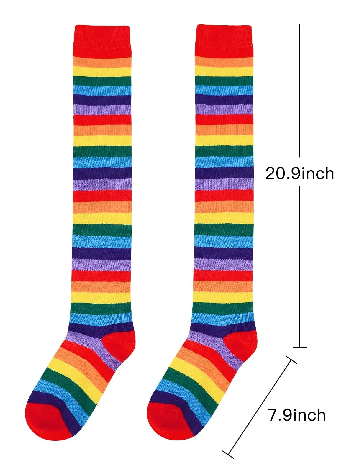 Гольфи Century Star Високі Жіночі Райдужні One size fits all, фото №6 Гольфи Century Star Високі Жіночі Райдужні One size fits all, фото №6