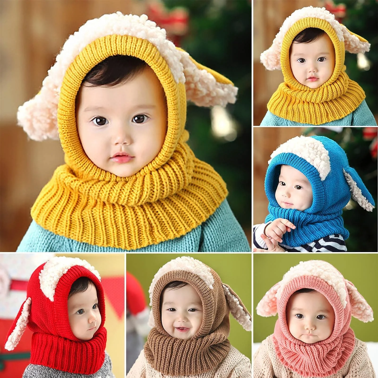 Тепла вовняна шапка для дівчинки, фото №2 Тепла вовняна шапка для дівчинки, фото №2