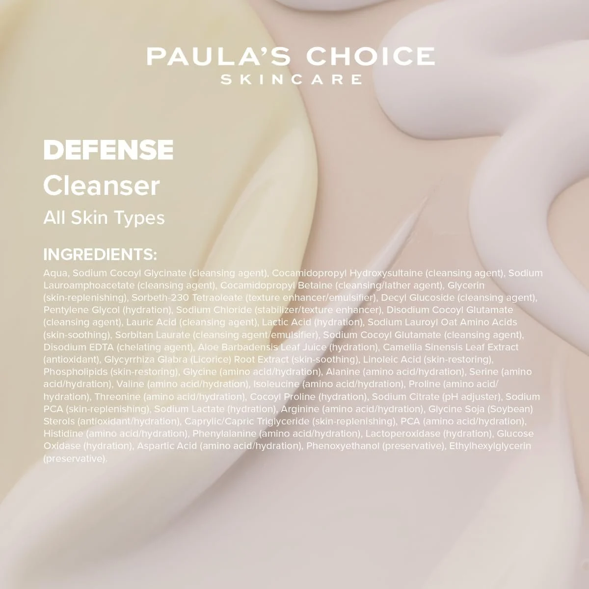 Засіб для вмивання Paula's Choice DEFENSE Гель-крем, що зволожує, проти старіння, фото №6