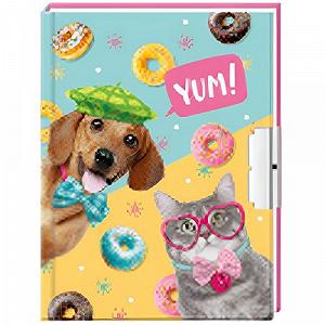 Блокнот на замочке Пес кот и почники [tsi229623-TSI]