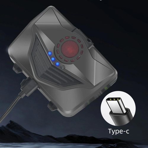Универсальный налобный яркий фонарь BL-A14-3 P90 Power Bank zoom АКБ 3 шт х 18650 ЗУ Type-C, фото №4