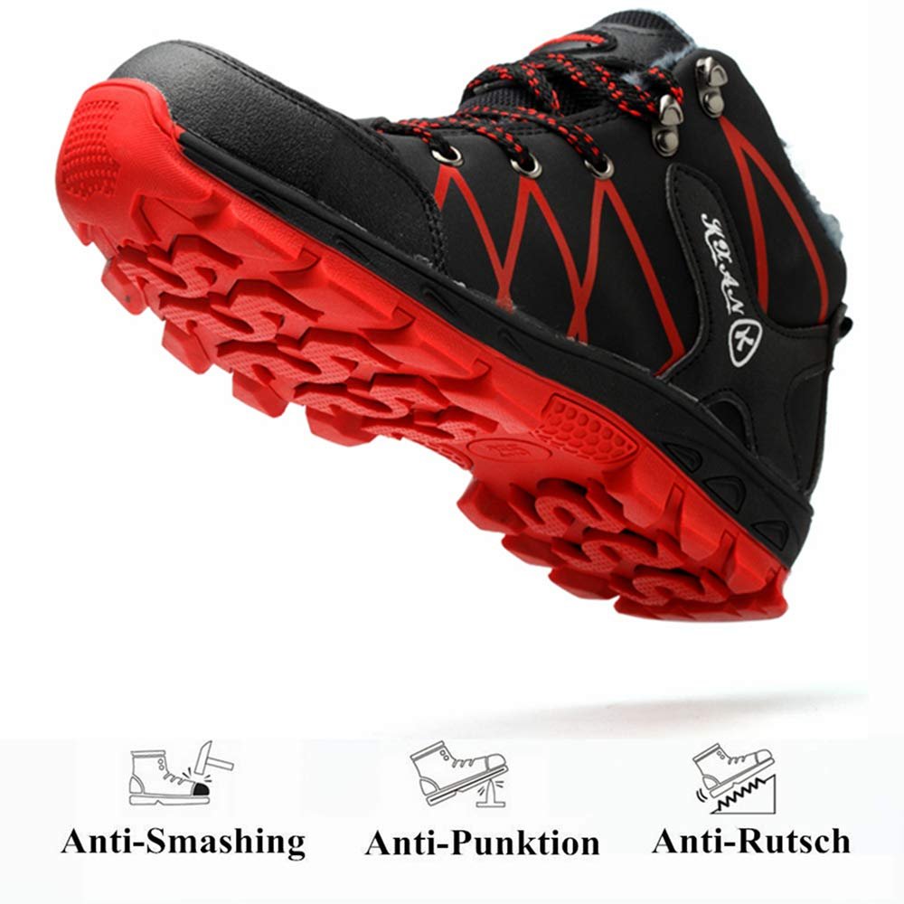 Кроссовки рабочие BESKEE S3 Водонепроницаемые, зимние, с металлическим носком и теплой подкладкой, фото №3 Кроссовки рабочие BESKEE S3 Водонепроницаемые, зимние, с металлическим носком и теплой подкладкой, фото №3