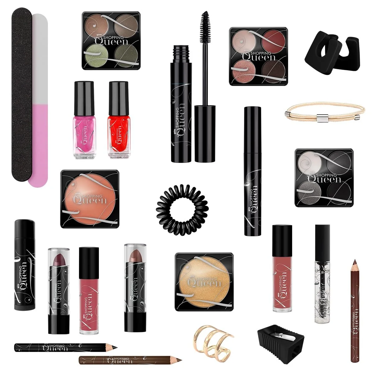 Адвент-календар краси Shopping Queen, Catwalk Stars Edition, 24 косметичні та аксесуарні сюрпризи, фото №2