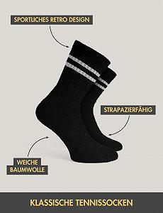 Носки Treasure Basic теннисные 20 пар для мужчин и женщин, спортивные носки, хлопок, дышащие теннисные носки synthetic.ua - Фото 1