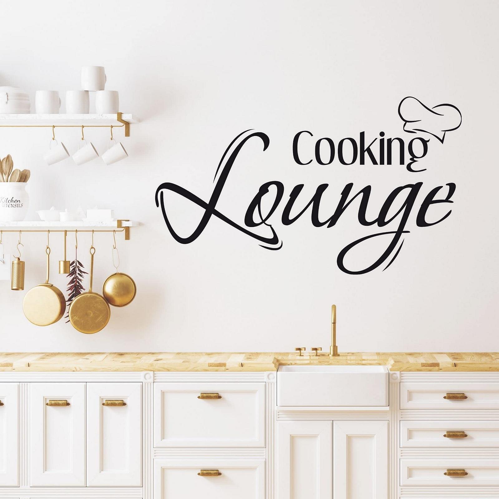 Наклейка на стіну GRAZDesign Cooking Lounge кухонна самоклеюча 98 x 57 см 070 Чорна, фото №3