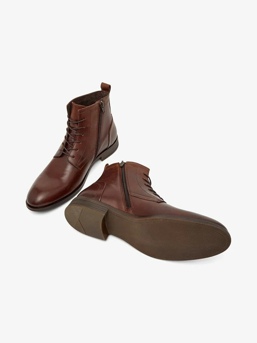 Чоловічі черевики BIANCO Biabyron Шкіряні на шнурівці, фото №3