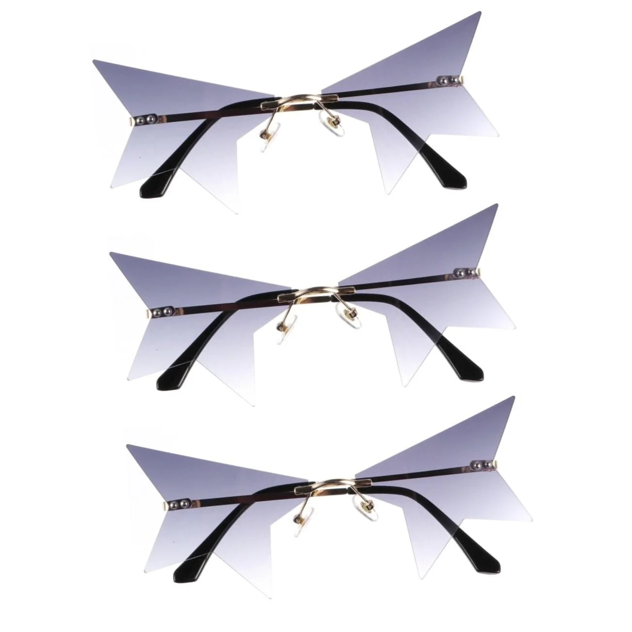 Сонцезахисні окуляри PACKOVE Зіркоподібні Без оправи Поляризовані лінзи Метал, фото №1