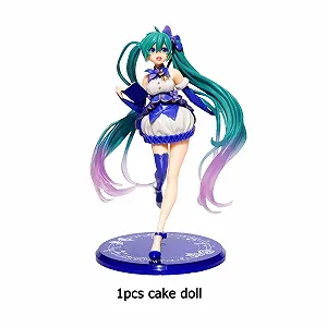 Фігурки Hatsune Miku для прикраси торта, автомобіля та дитячого дня народження synthetic.ua - Фото 1