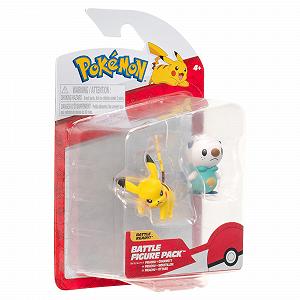 Фігурки Бойові Pokemon Oshawott & Pikachu #4 W6 synthetic.ua - Фото 1