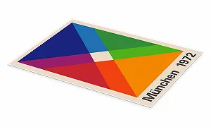 Постер The USUAL DESIGNERS Munich 1972 40 x 60 см Цветной synthetic.ua - Фото 1