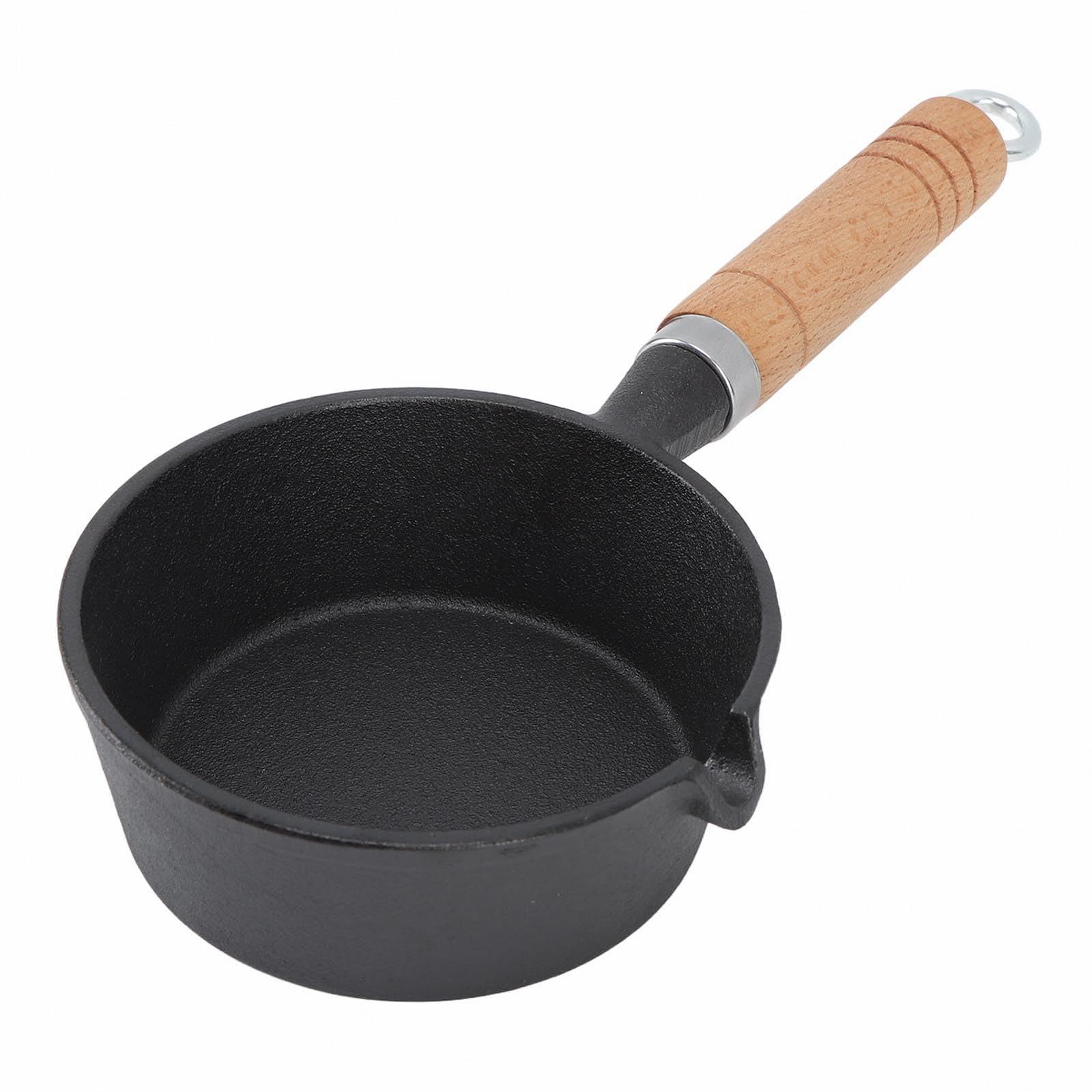 Сковорідка Qukaim Mini Cast Iron 13 x 5 см Дерев'яна ручка, фото №1