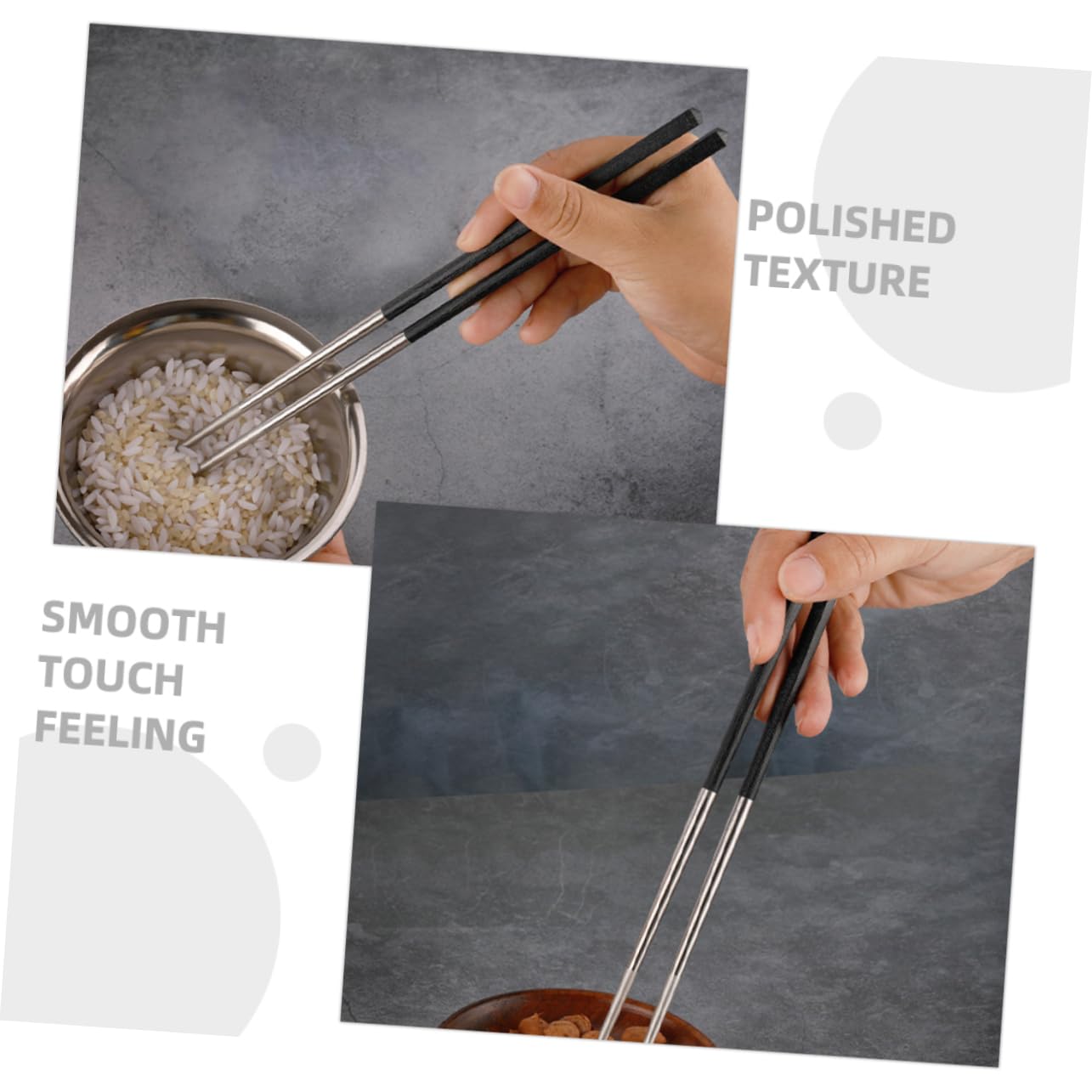 Пара Sosoport металеві довгі Срібні, фото №3