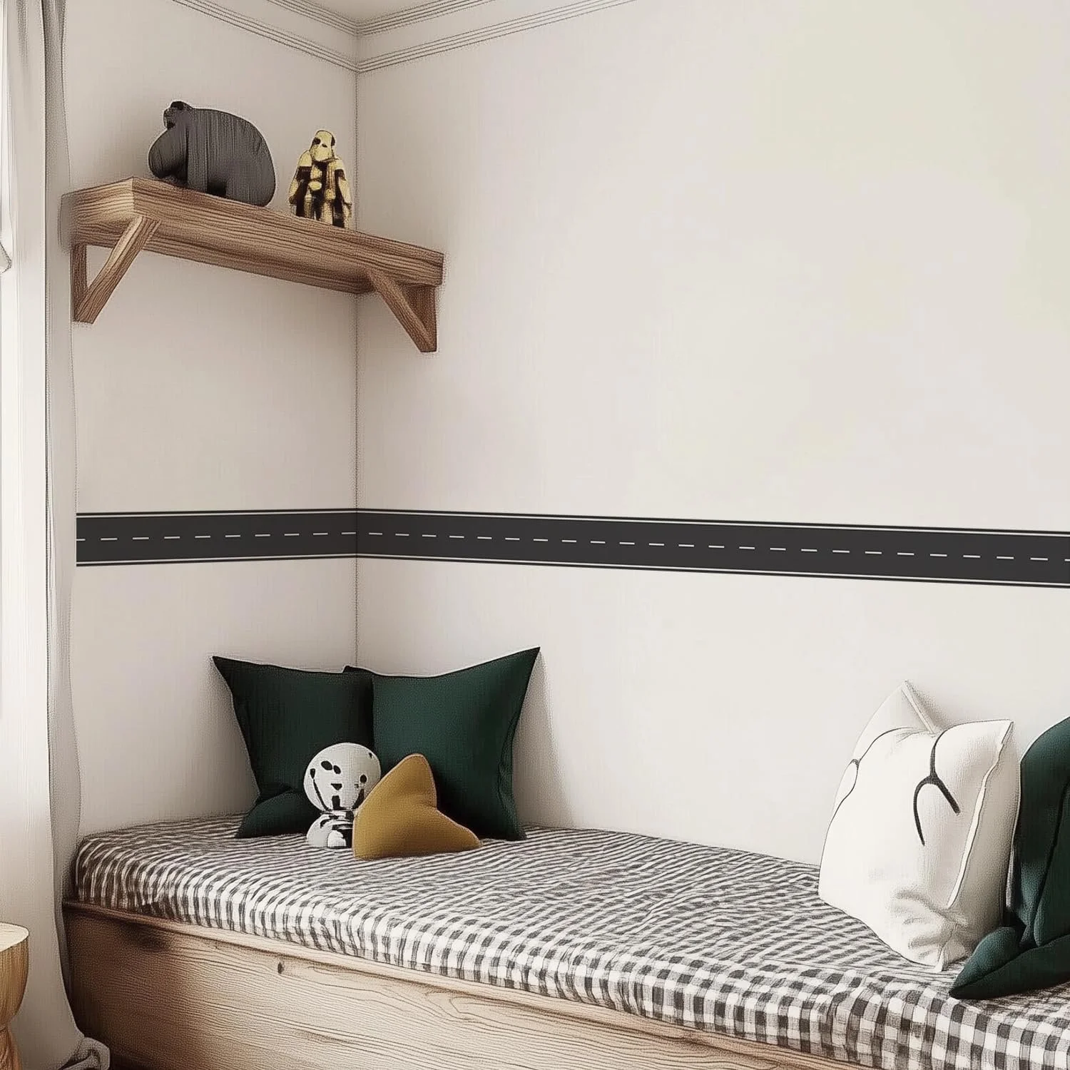 Наклейка на стіну Дорожня стрічка 10 см x 200 см, фото №10