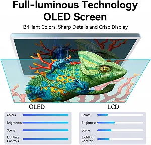 Монитор портативный сенсорный 10.5" Jhcztrk HD-101 2.5К OLED 60 Гц цена на synthetic.ua - Фото 1 Монитор портативный сенсорный 10.5" Jhcztrk HD-101 2.5К OLED 60 Гц synthetic.ua - Фото 1