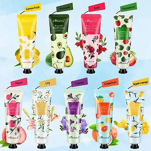Крем для рук Набор для женщин 18 шт. Авокадо Лимон Роза Клубника Персик Лилия Фрезия Грейпфрут Яблоко-манго synthetic.ua - Фото 1