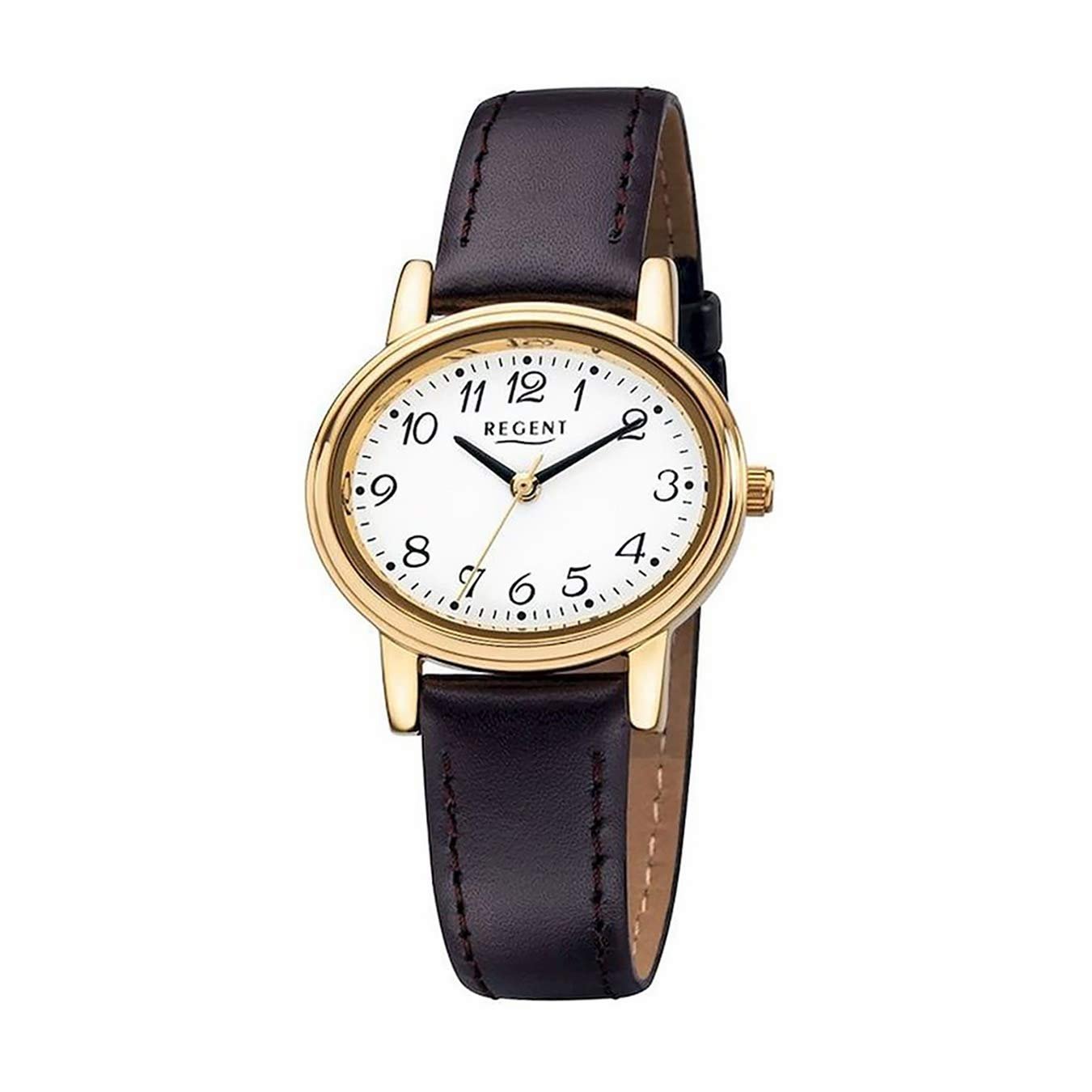 Женские часы REGENT Кожаный ремешок Коричневый, Коричневый, в полоску, фото №1 Женские часы REGENT Кожаный ремешок Коричневый, Коричневый, в полоску, фото №1