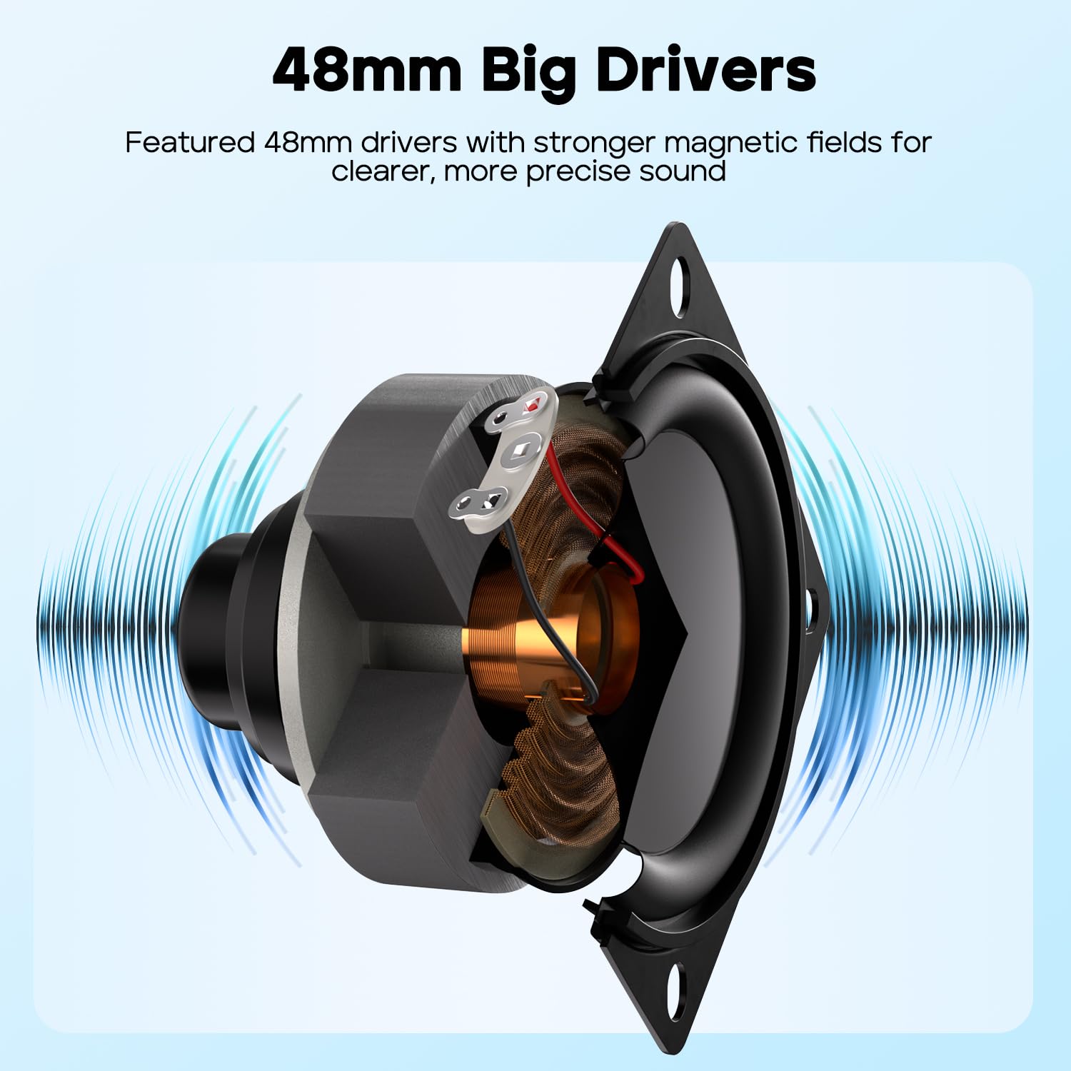 Колонка Tribit StormBox Mini 12 Вт Bluetooth 5.4 Беспроводная 360° Surround Sound XBass LED Lighting 12 Часов Воспроизведения IPX7 Водонепроницаемая, фото №2