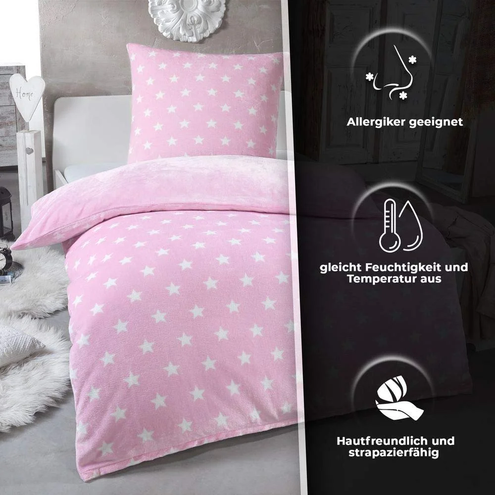 Постільна білизна плюшева двостороння Nicky Teddy Cashmere Touch Coral Fleece, фото №5