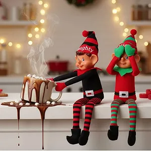 М'яка іграшка Ельф Toyland Elves with Attitude Подвійний набір 35 см synthetic.ua - Фото 1
