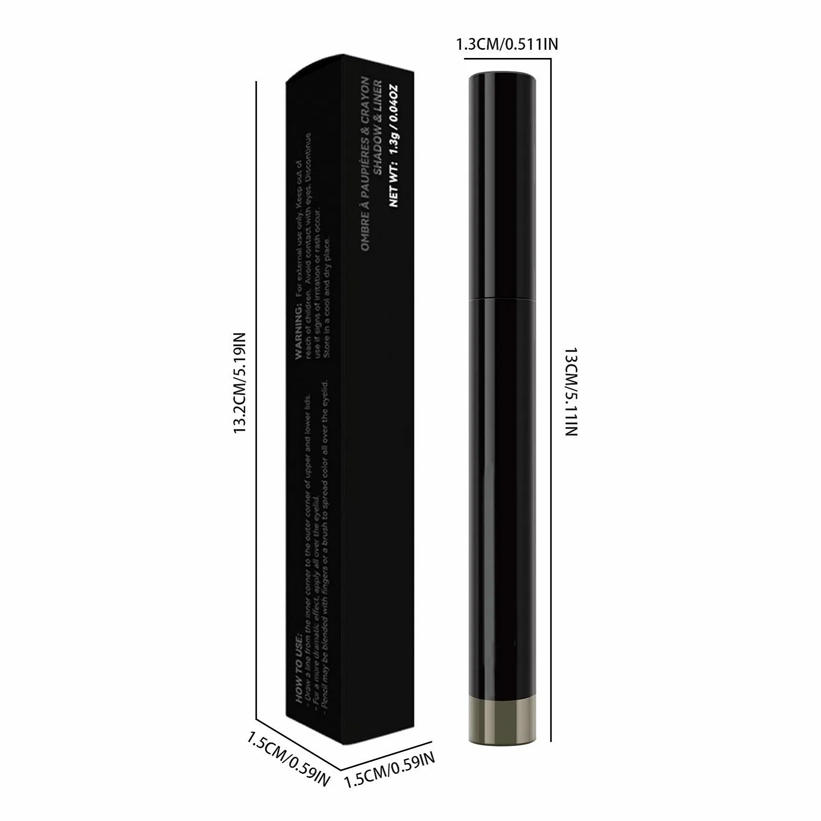 Тени-карандаш для век Перламутровый Водостойкий, не смазывающийся, фото №4