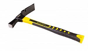 Молоток муляра MASTERTOOL 600 г HRC60 рукоятка фібергласова 380 мм 02-0124 - Фото 1