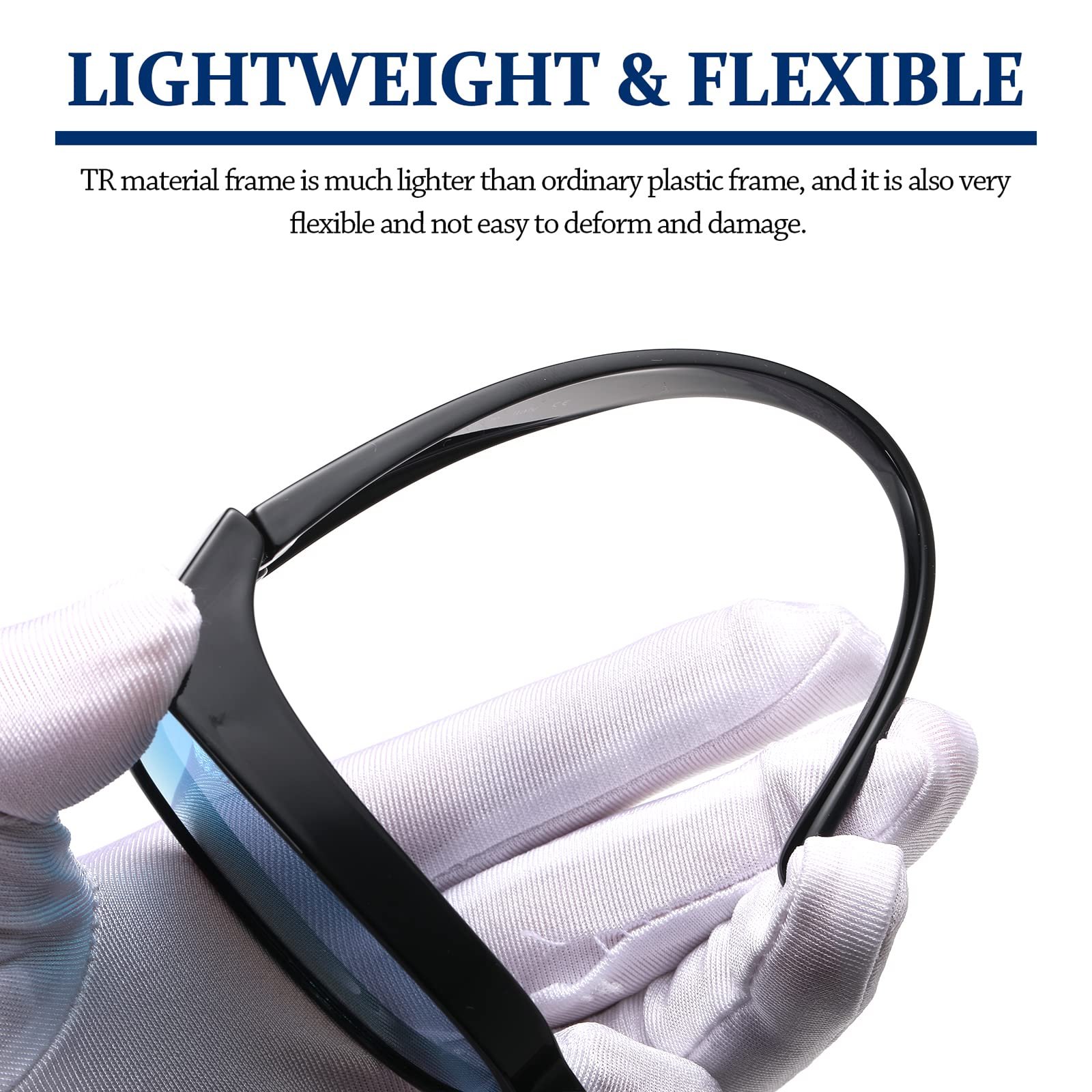 Сонцезахисні окуляри, що надягаються поверх DUCO для чоловіків і жінок, ретро, поляризовані, захист UV400, фото №5