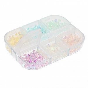 1 коробка аксессуаров для ногтей, украшения для маникюра, декор для DIY, украшения для ногтей для девочек, камни для ногтей, украшения для ногтей, подвески для ногтей, украшения для ногтей своими руками, смола, разноцветные - Фото 1