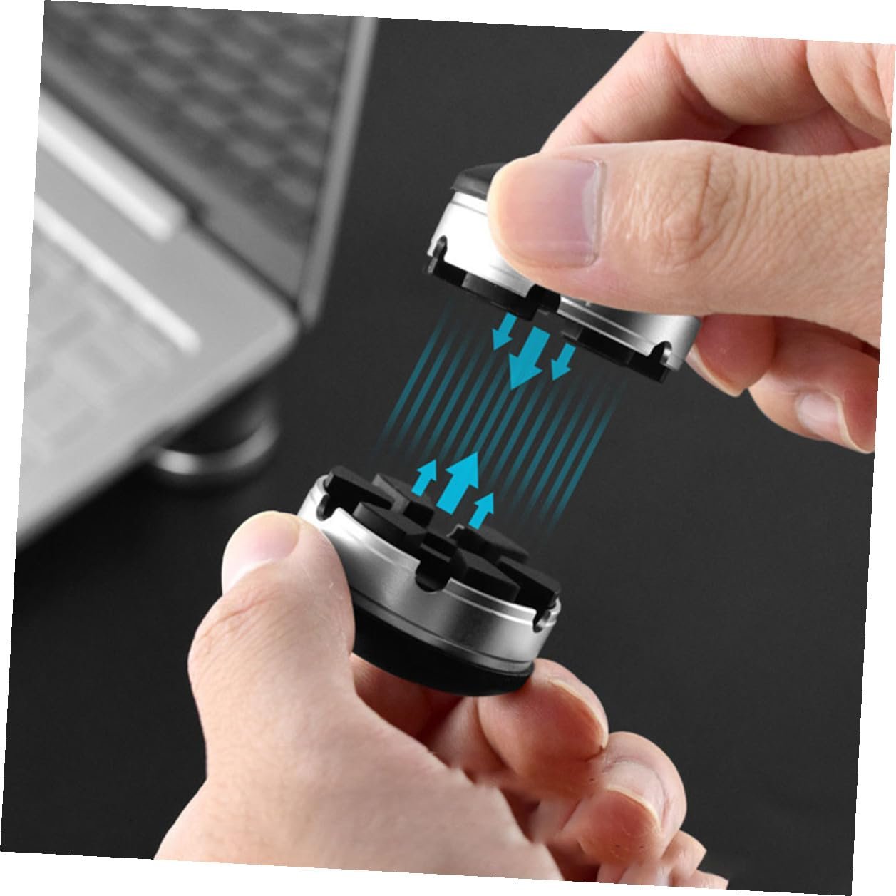 Подставка для ноутбука BESPORTBLE Регулируемая по высоте (2 шт.), фото №6