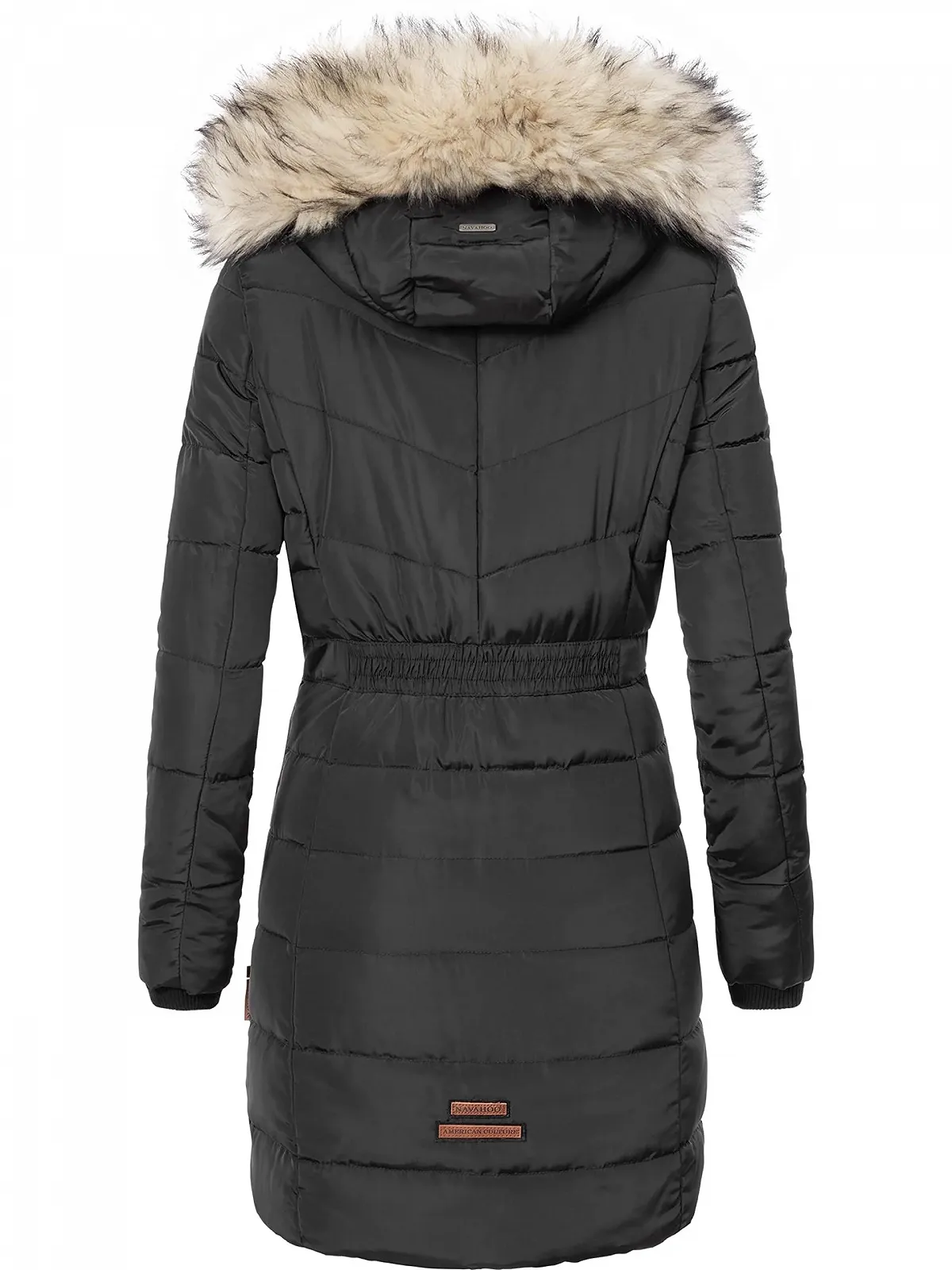 Женское зимнее пальто Navahoo Paula, стеганое, длинное, с капюшоном, фото №3