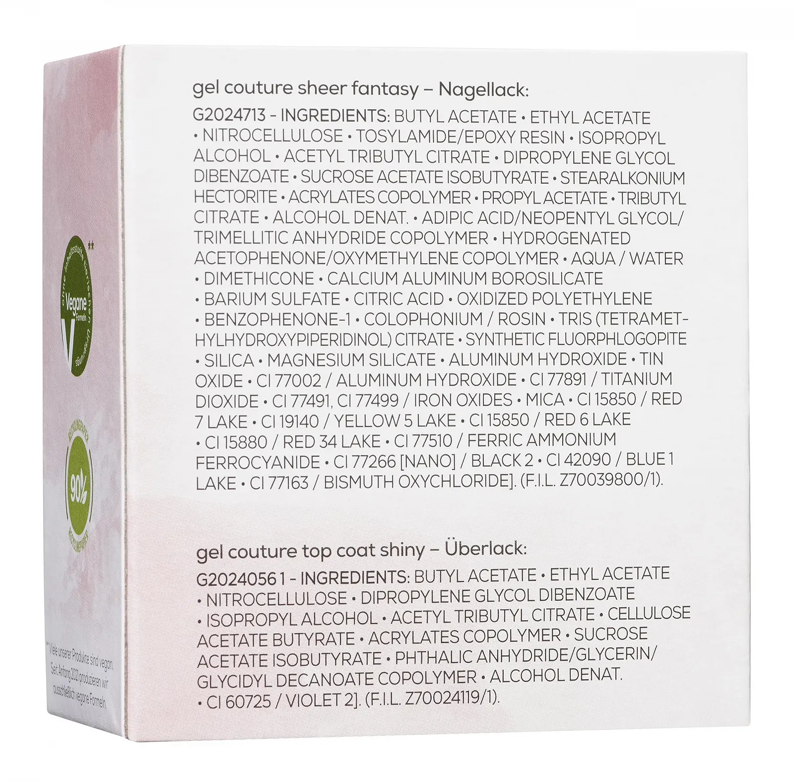 Гель-лак Essie Couture Clean Girl Set (№ 00 Top Coat, № 10 Sheer Fantasy), фото №4