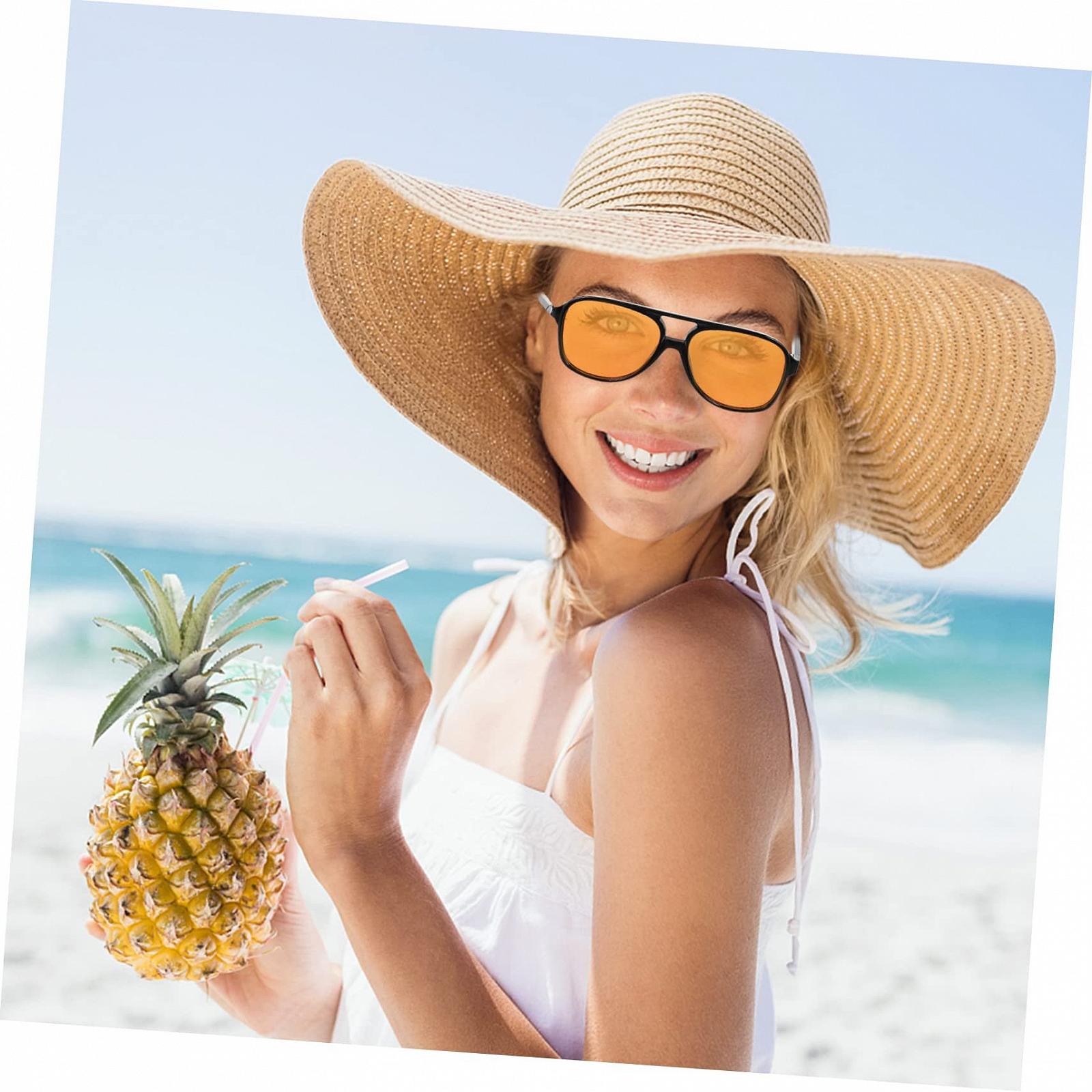 Солнцезащитные очки PACKOVE Винтаж без оправы 3 шт., фото №7